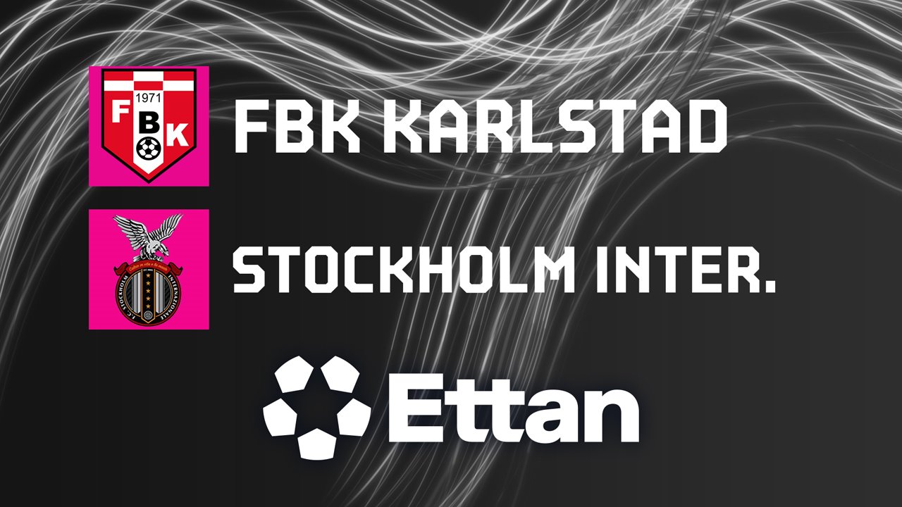 FBK Karlstad vs Stockholm Internazionale poster