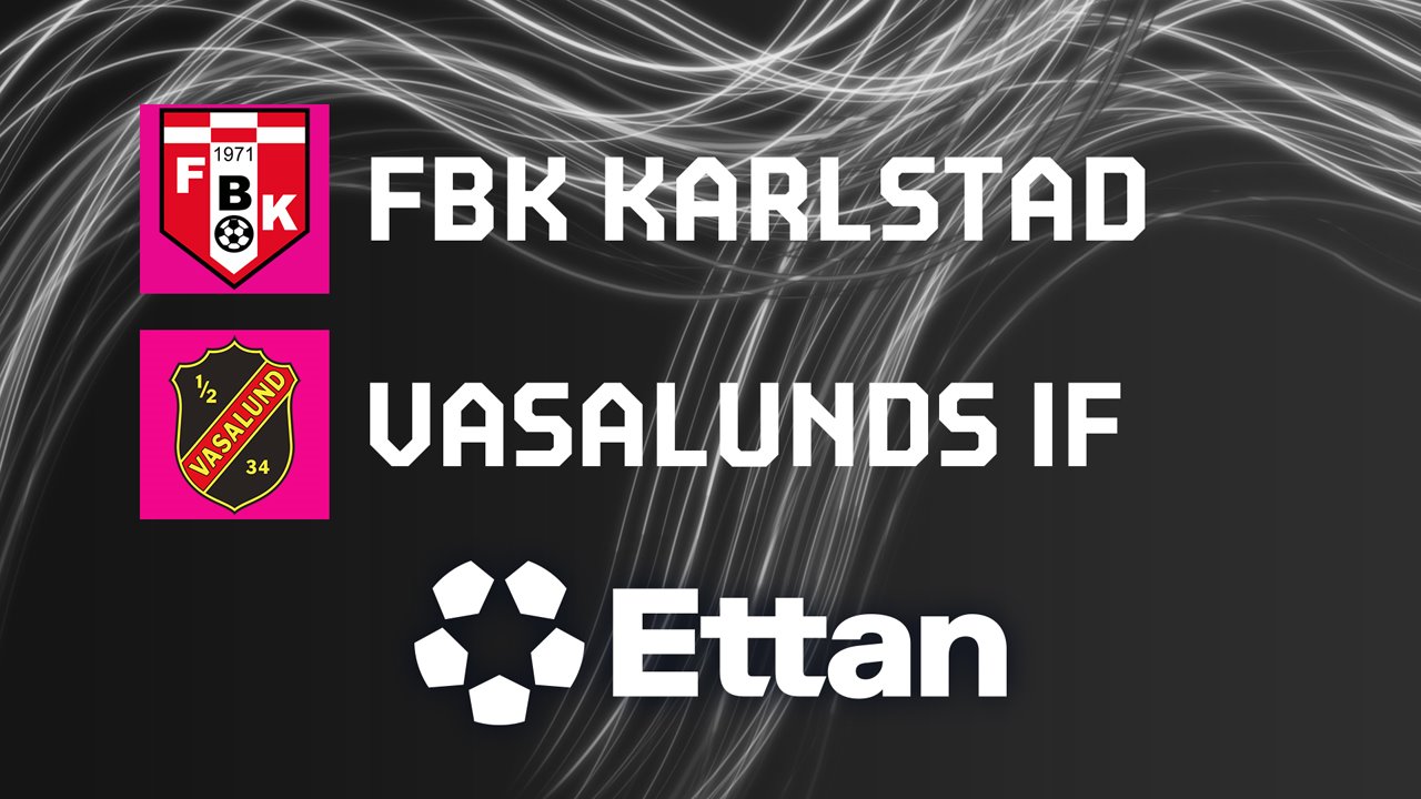 FBK Karlstad vs Vasalund poster