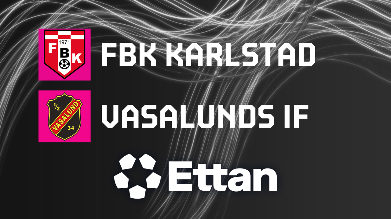 FBK Karlstad vs Vasalund poster