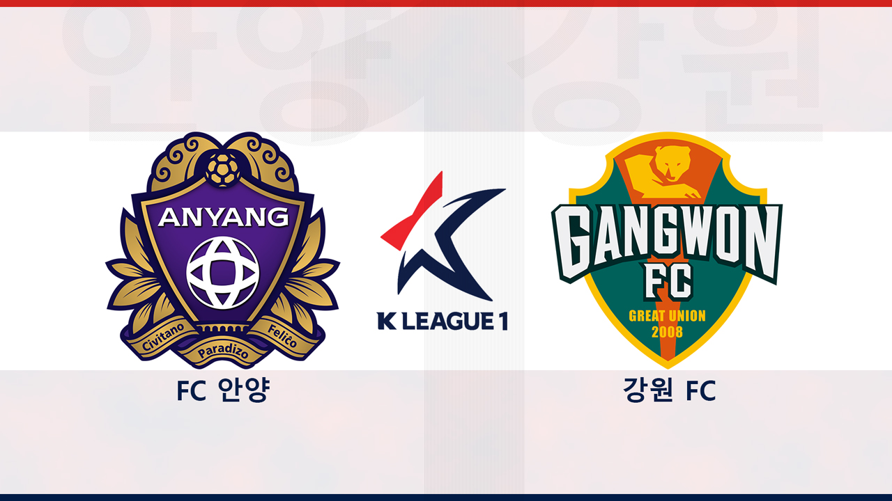 FC Anyang vs Gangwon FC poster