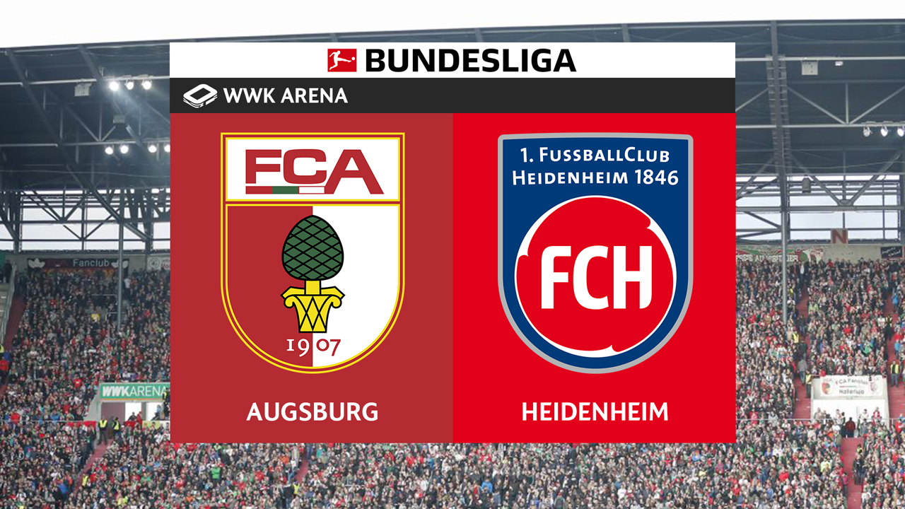 FC Augsburg vs FC Heidenheim poster