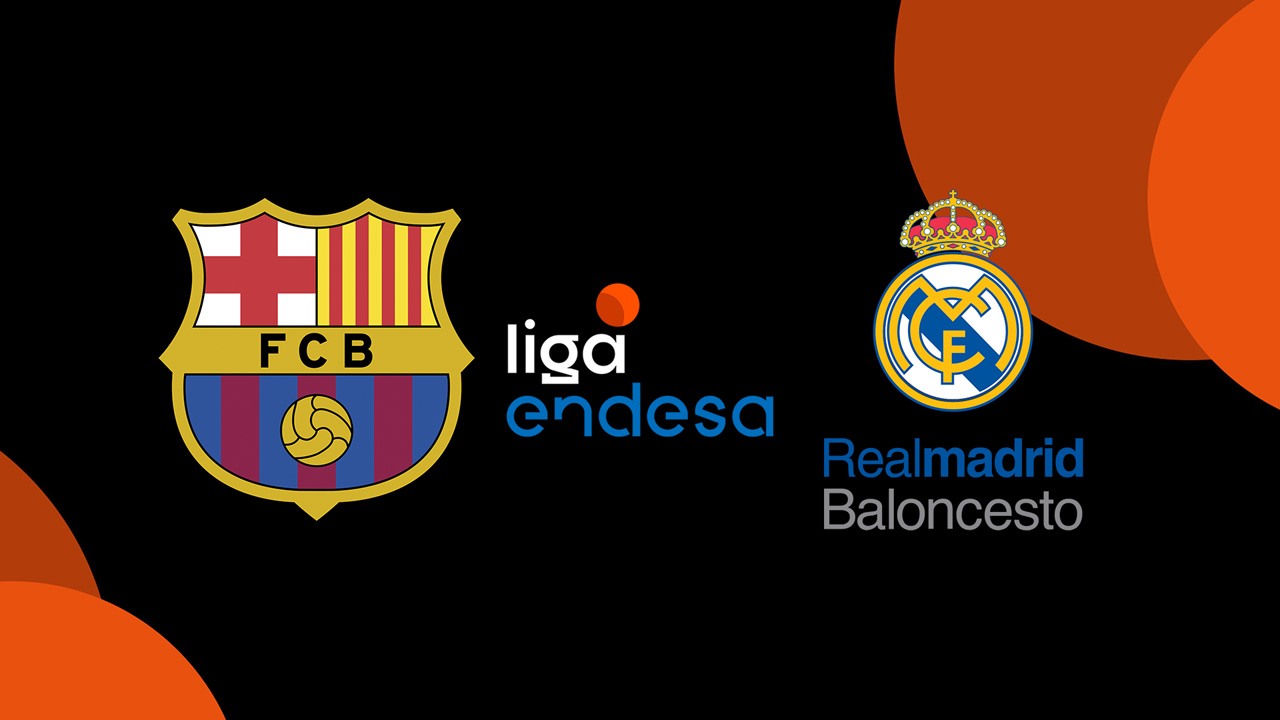 FC Barcelona Basquet vs Real Madrid Baloncesto poster