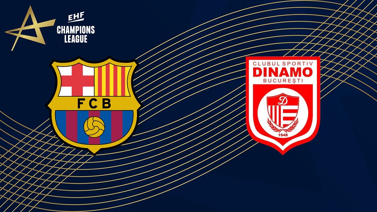 FC Barcelona Handbol vs CS Dinamo București poster
