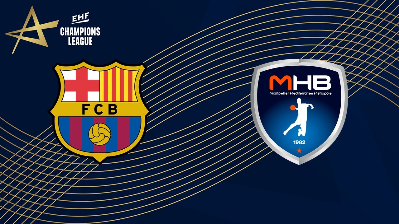 FC Barcelona Handbol vs Montpellier Handball poster