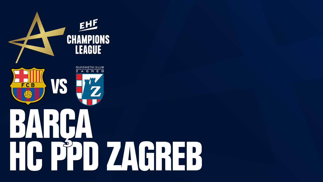 FC Barcelona Handbol vs RK PPD Zagreb poster