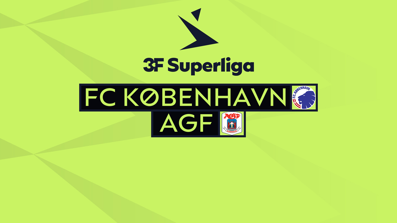 FC Copenhagen vs AGF Aarhus poster