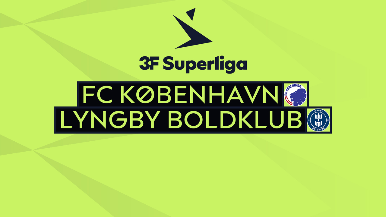 FC Copenhagen vs Lyngby poster