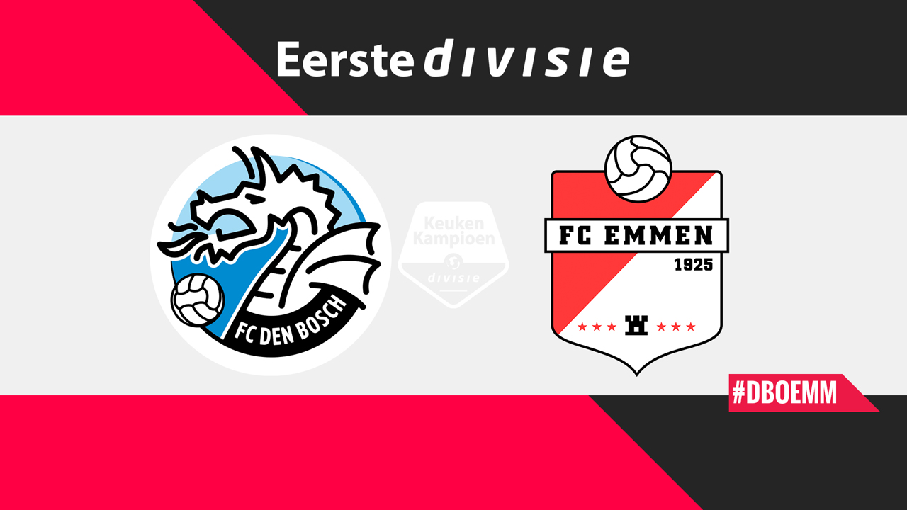 FC Den Bosch vs FC Emmen poster