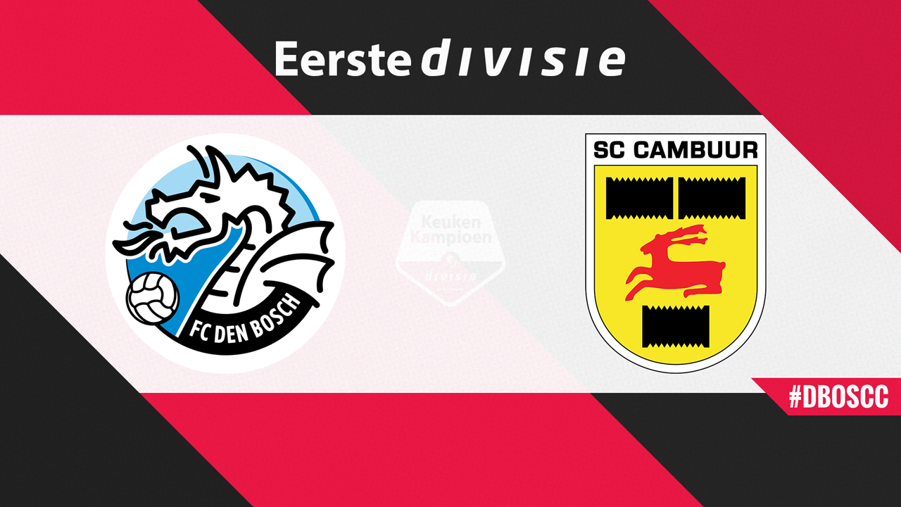 FC Den Bosch vs SC Cambuur poster