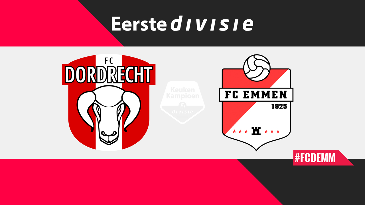 FC Dordrecht vs FC Emmen poster