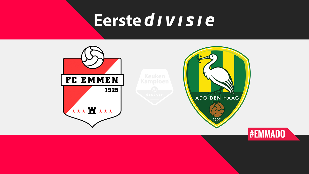 FC Emmen vs ADO Den Haag poster