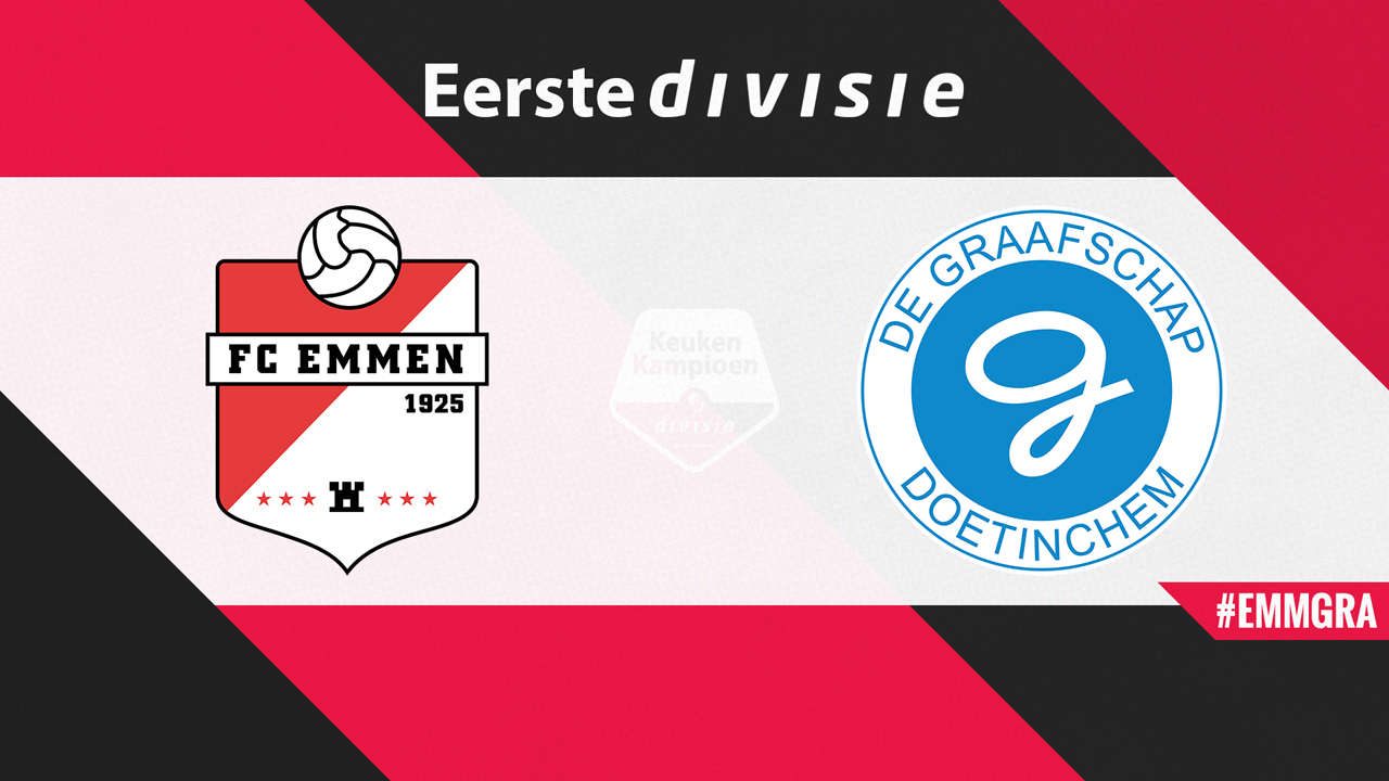 FC Emmen vs De Graafschap poster