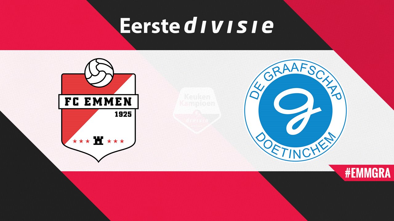 FC Emmen vs De Graafschap poster