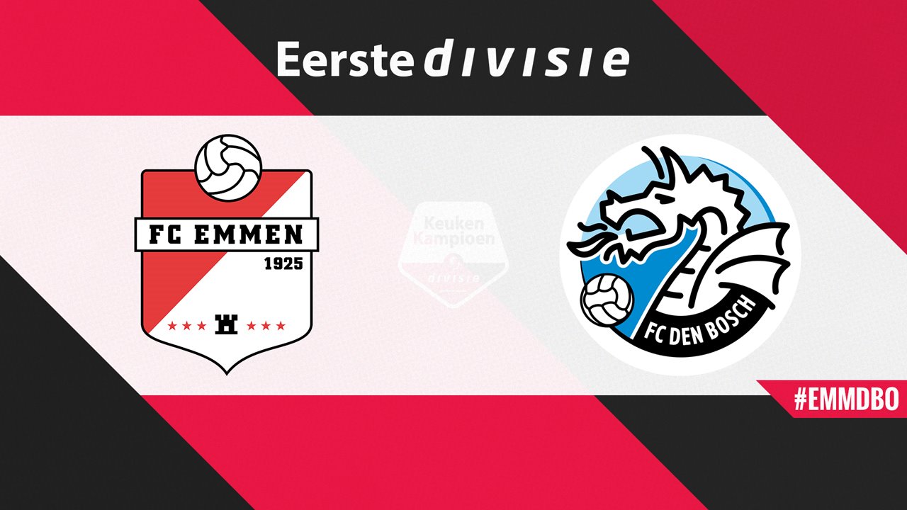FC Emmen vs Den Bosch poster