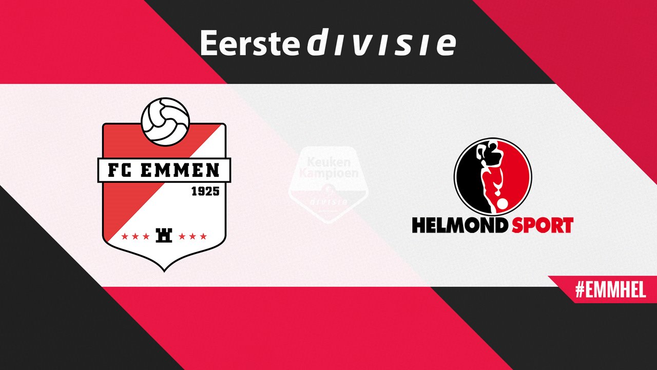 FC Emmen vs Helmond Sport poster