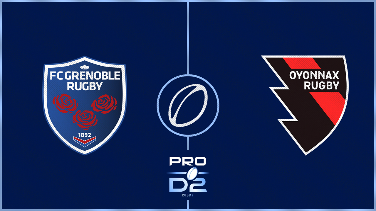 FC Grenoble vs Oyonnax Rugby poster