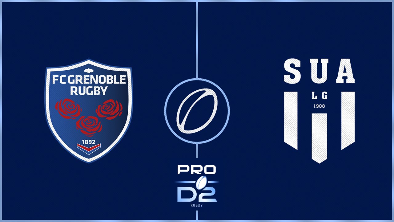 FC Grenoble vs SU Agen Lot-et-Garonne poster