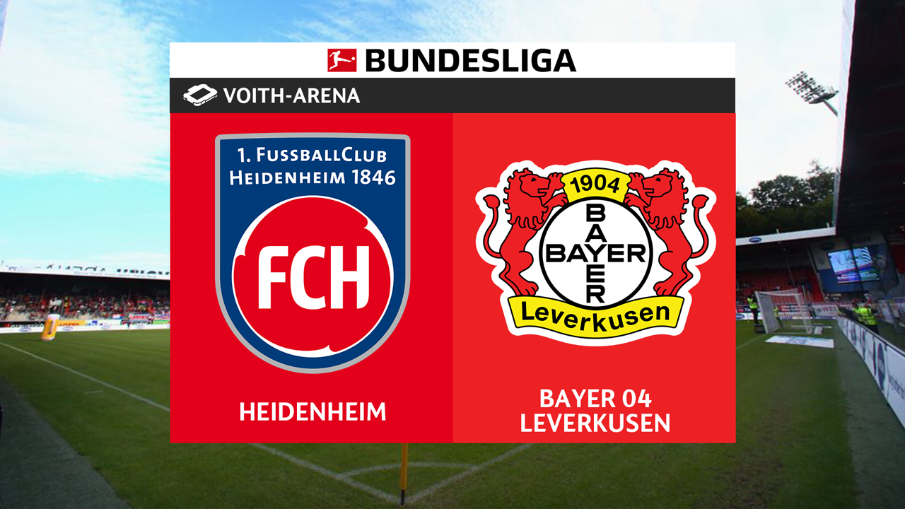 FC Heidenheim vs Bayer Leverkusen poster