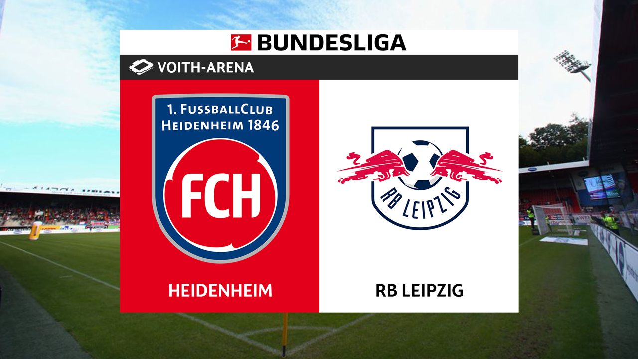 FC Heidenheim vs RB Leipzig poster