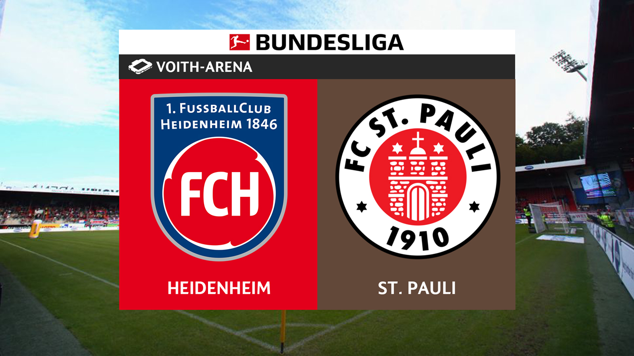 FC Heidenheim vs St Pauli poster