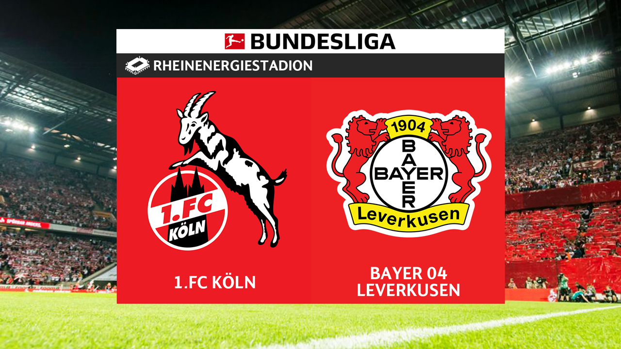 FC Köln vs Bayer Leverkusen poster