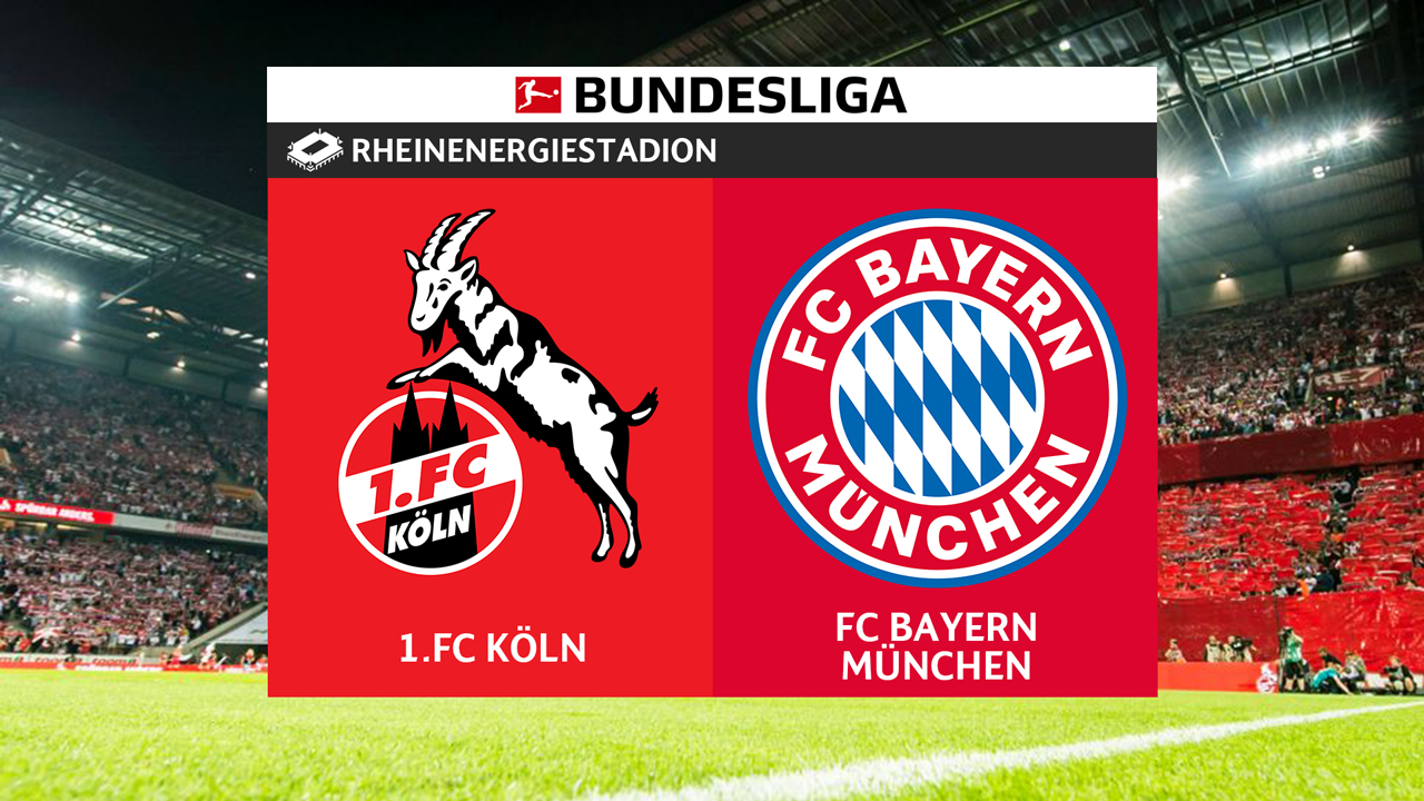 FC Köln vs Bayern Munich poster