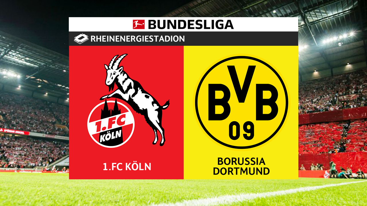 FC Köln vs Borussia Dortmund poster