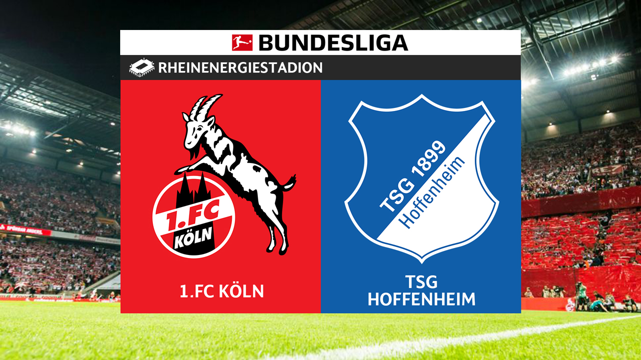 FC Köln vs Hoffenheim poster