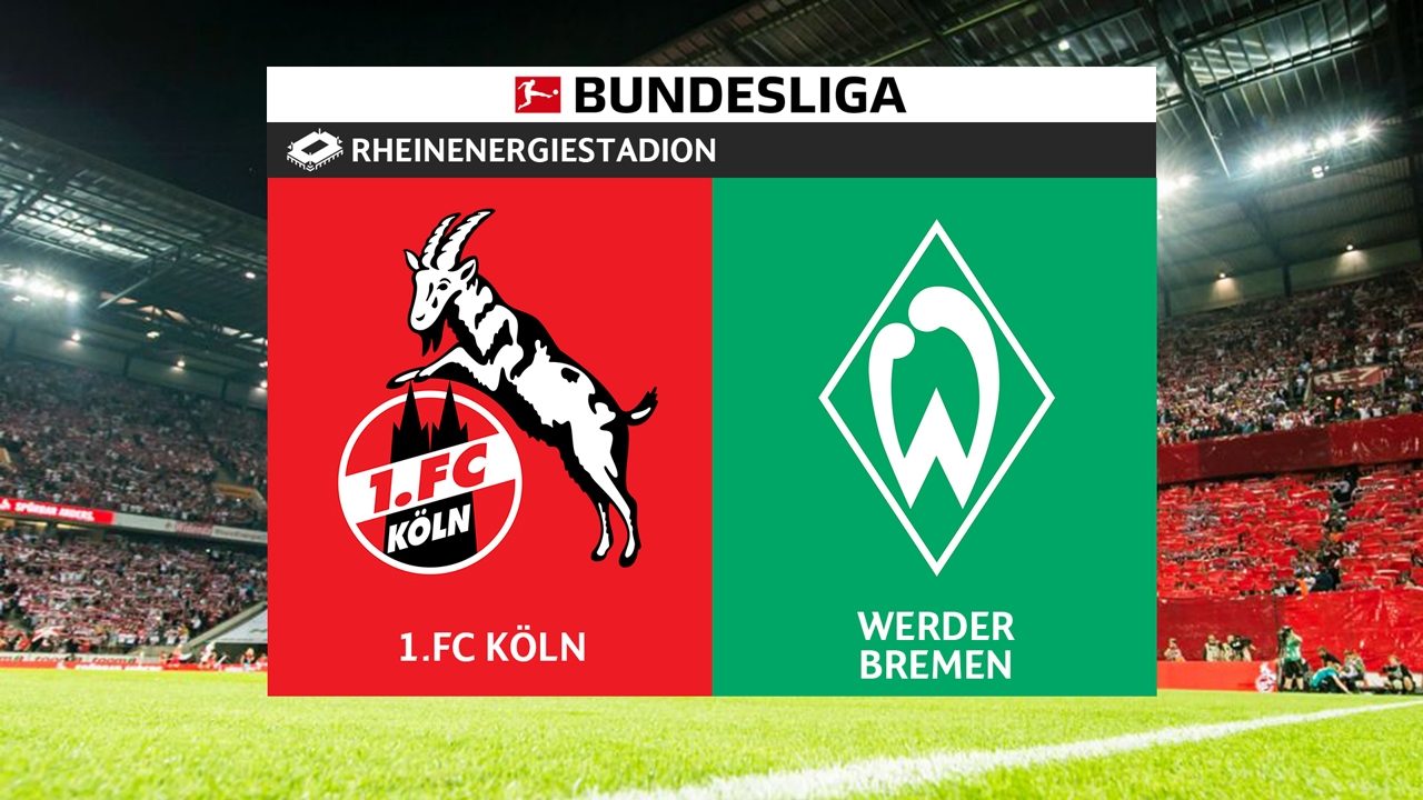 FC Köln vs Werder Bremen poster