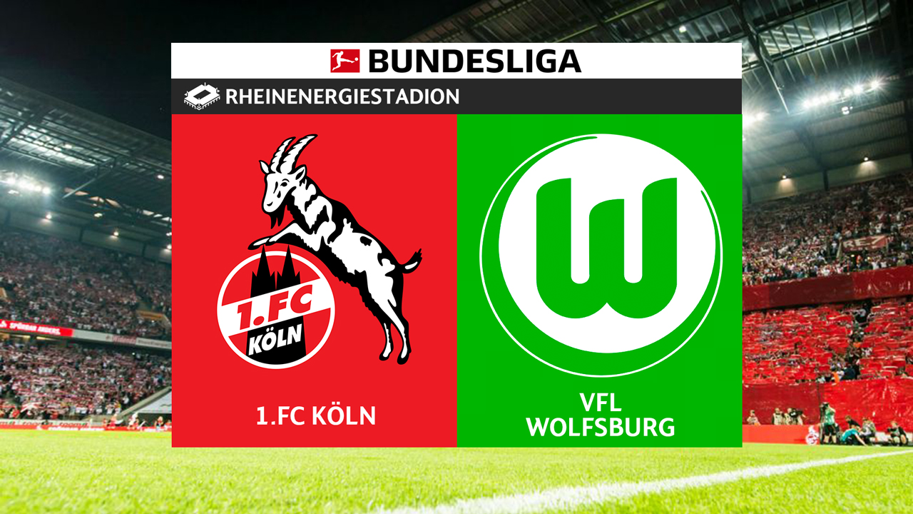 FC Köln vs Wolfsburg poster