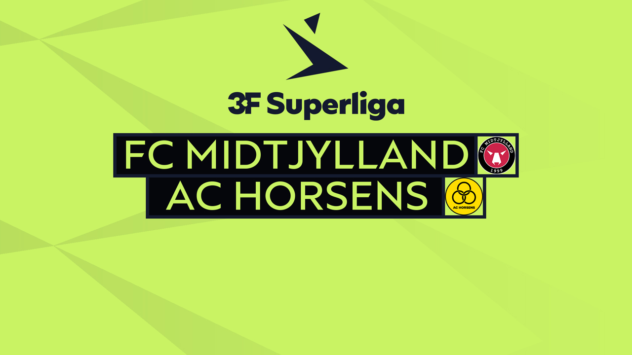 FC Midtjylland vs AC Horsens poster