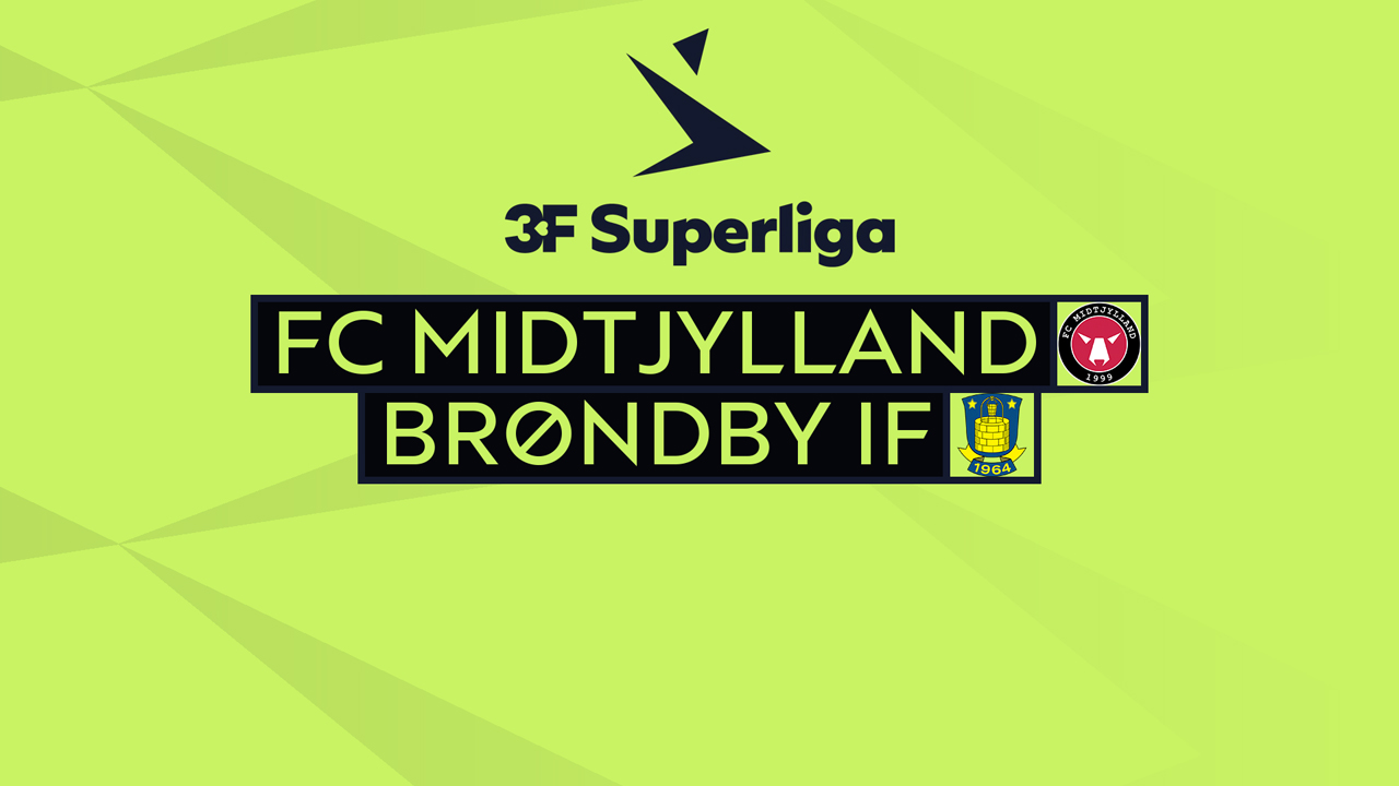 FC Midtjylland vs Brøndby poster