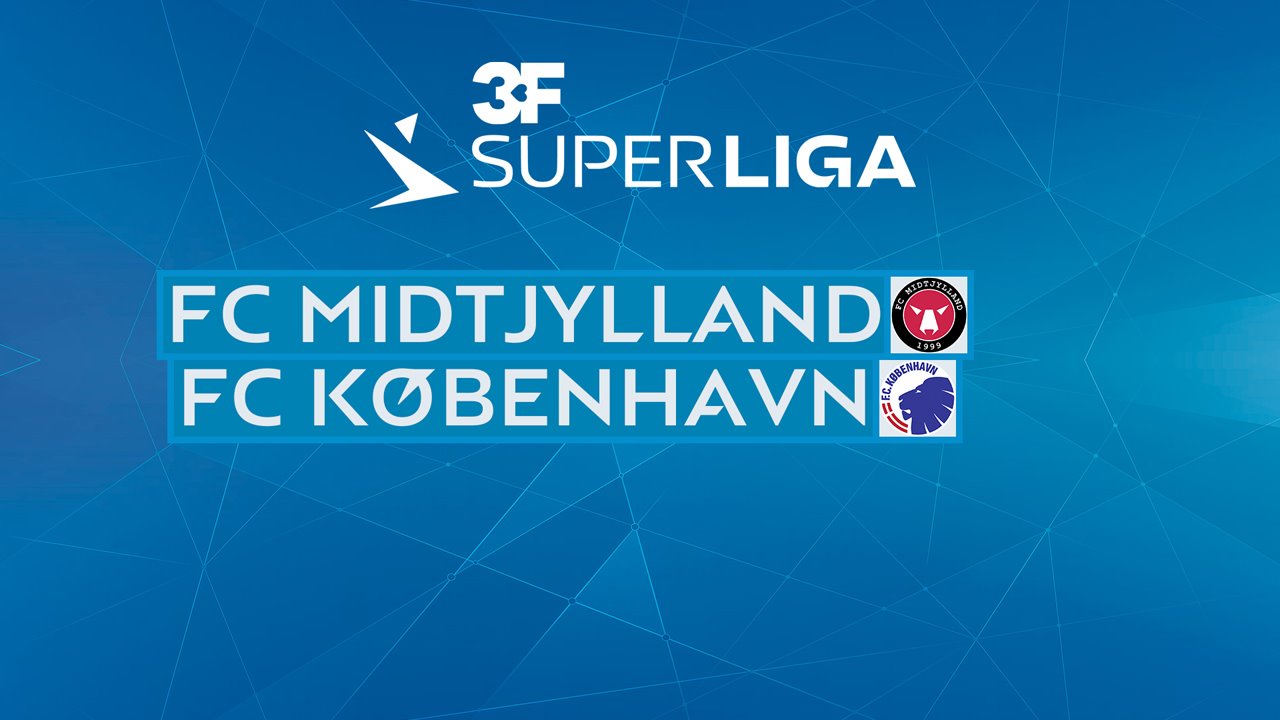 FC Midtjylland vs FC Copenhagen poster