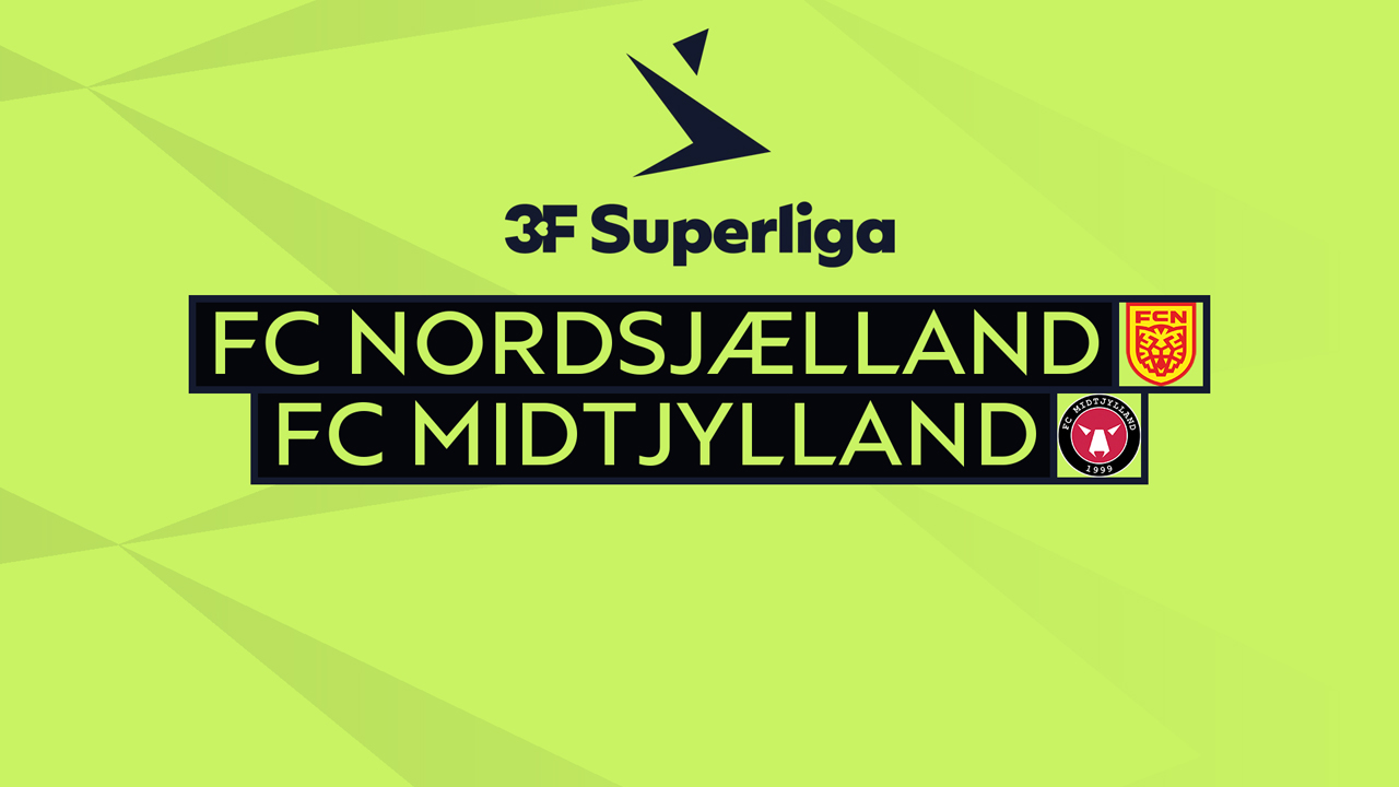 FC Nordsjælland vs FC Midtjylland poster