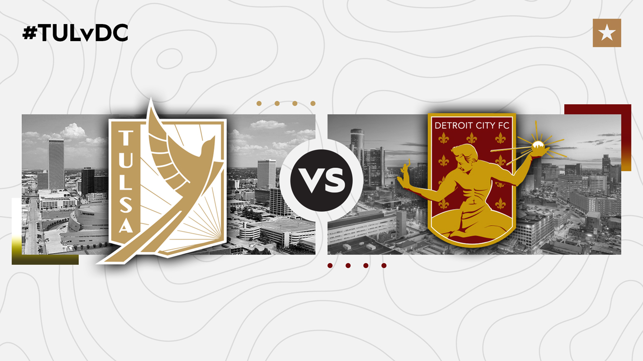 FC Tulsa vs Detroit City FC poster