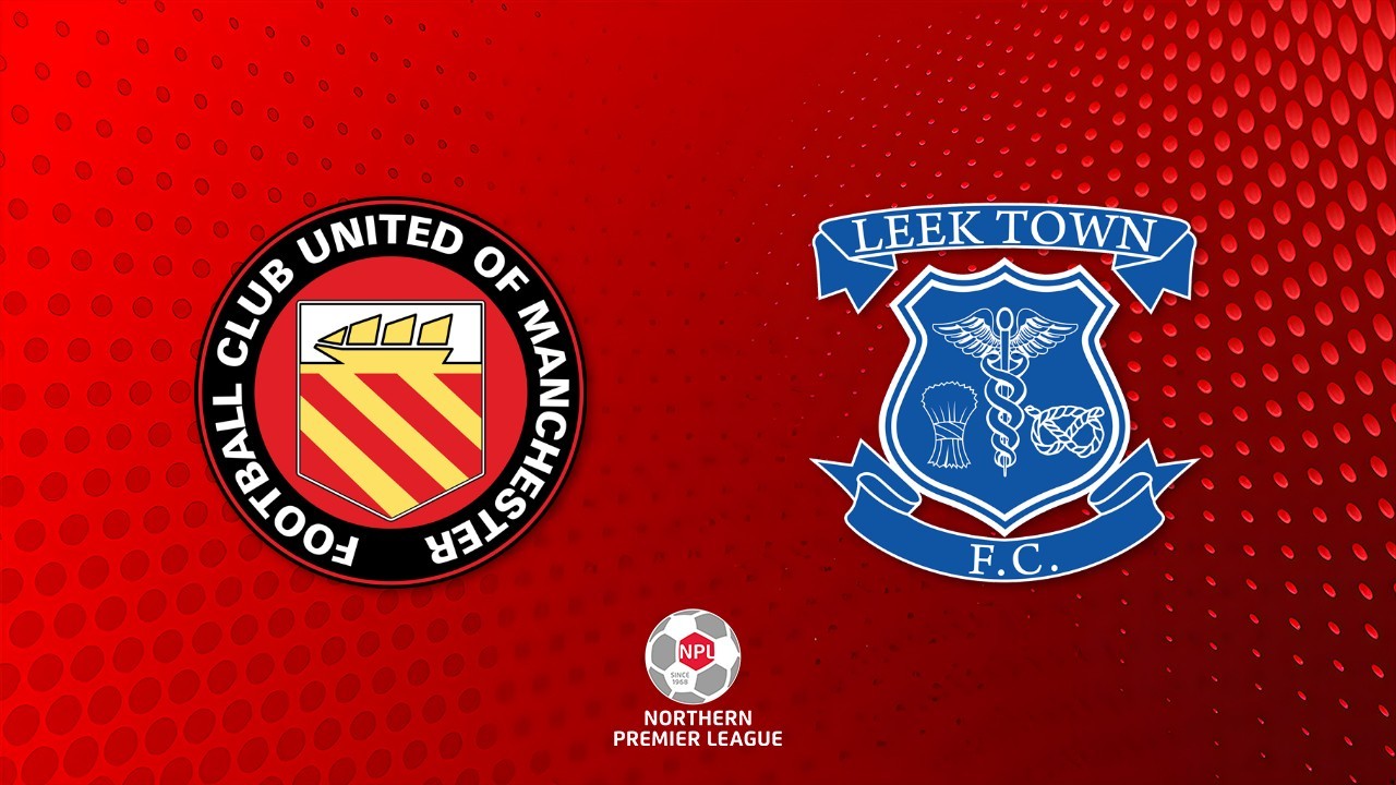 FC United of Manchester vs Leek Town poster