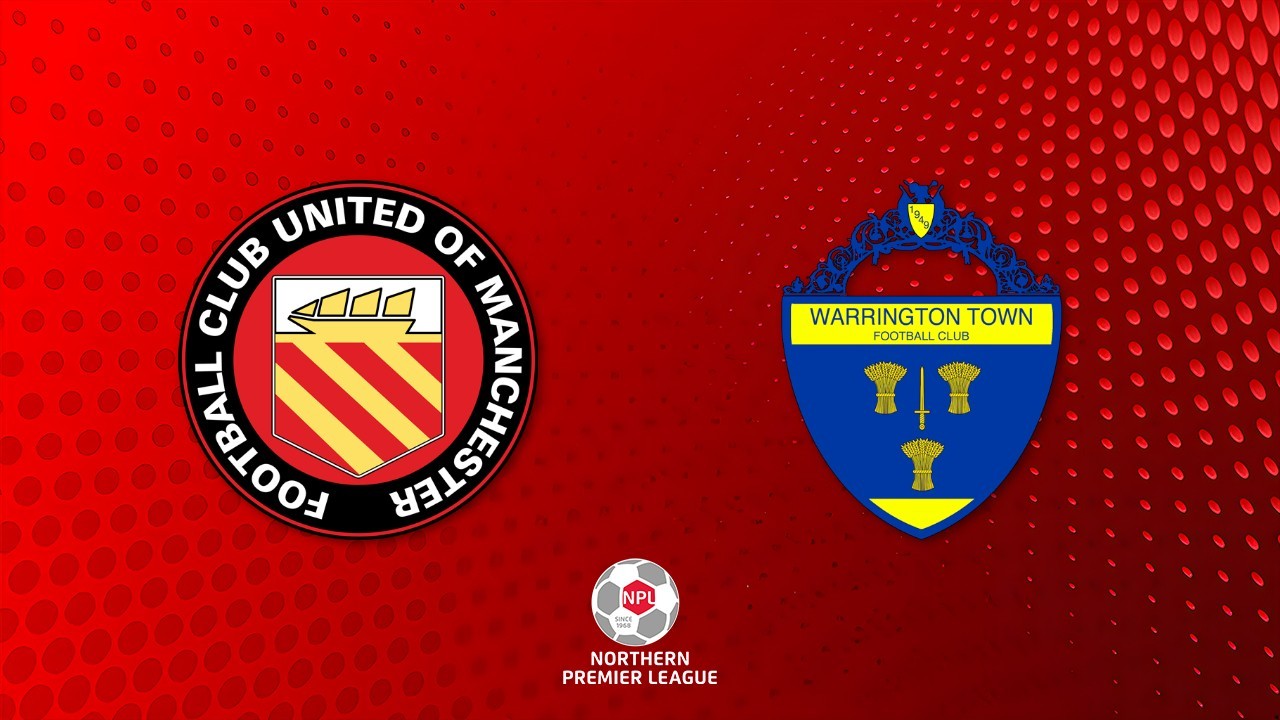 FC United of Manchester vs Warrington Town poster