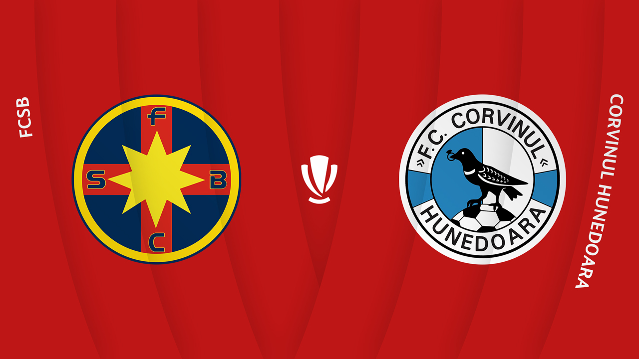 FCSB vs Corvinul Hunedoara poster