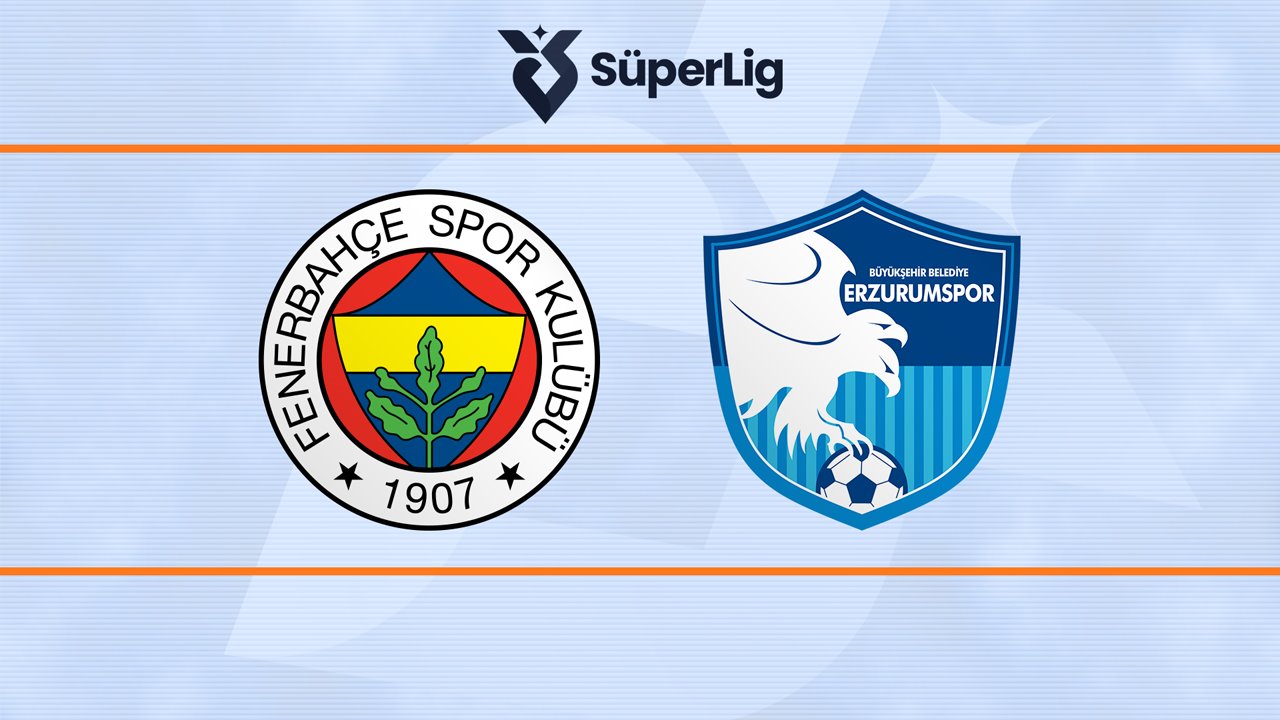 Fenerbahçe vs Erzurumspor poster