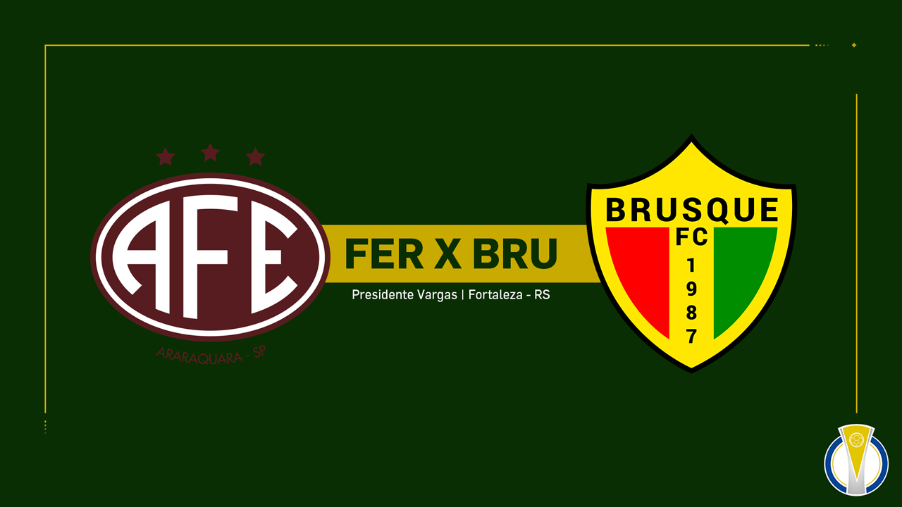 Ferroviária vs Brusque poster