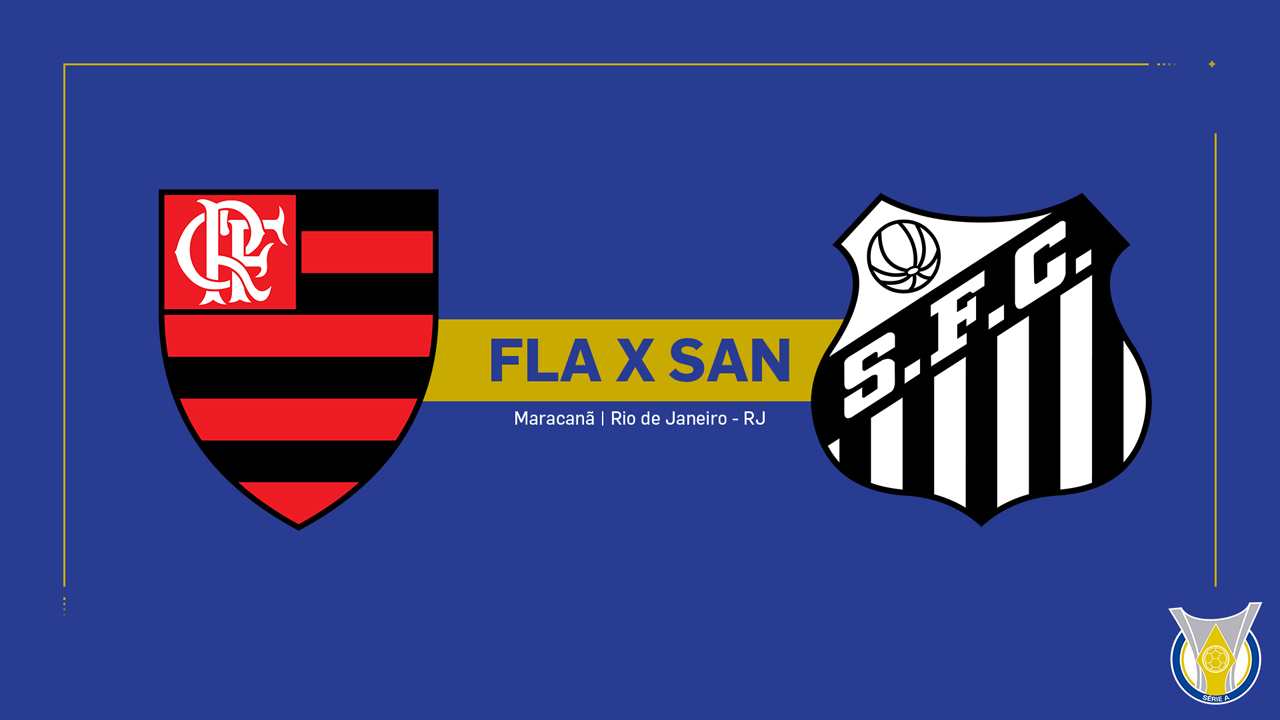 Flamengo vs Santos poster