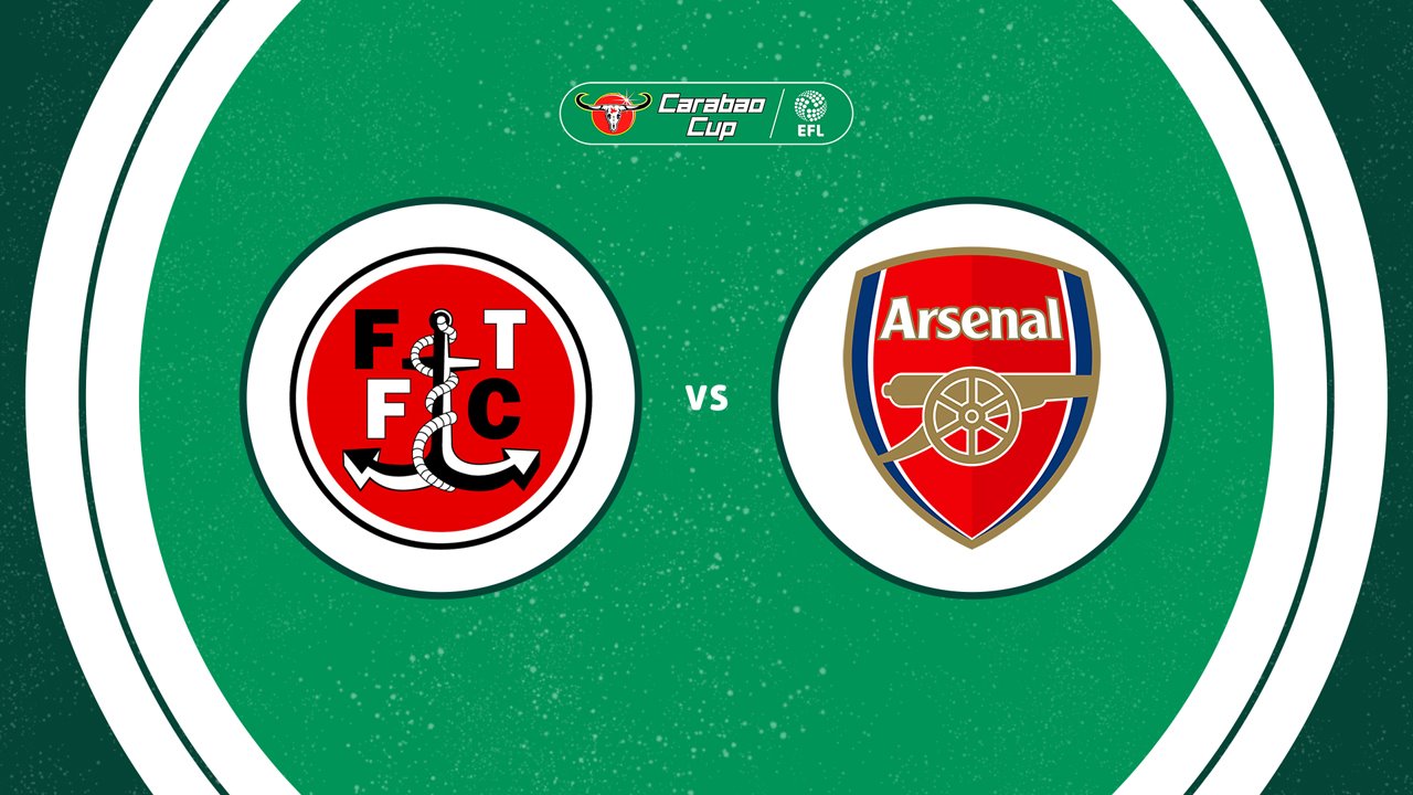 Fleetwood Town vs Arsenal poster