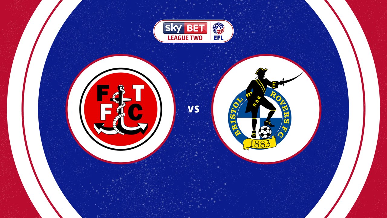 Fleetwood Town vs Bristol Rovers poster