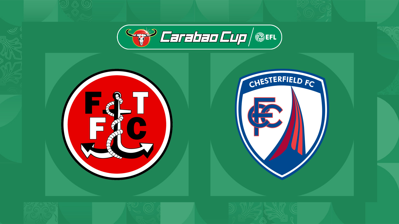 Fleetwood Town vs Chesterfield poster
