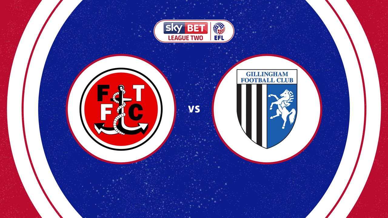Fleetwood Town vs Gillingham poster