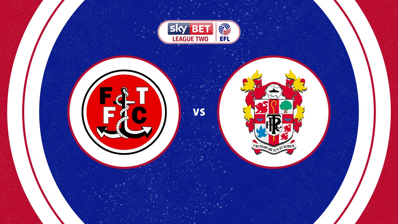 Fleetwood Town vs Tranmere Rovers poster