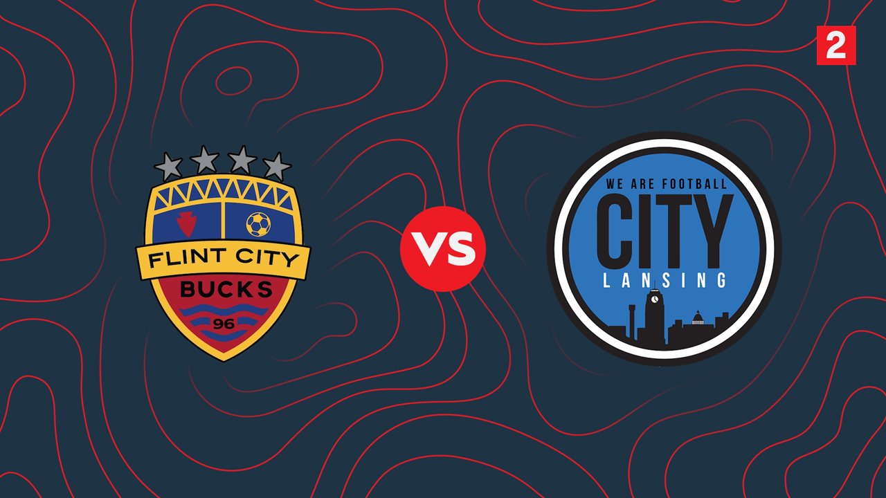 Flint City Bucks vs Lansing City Football poster