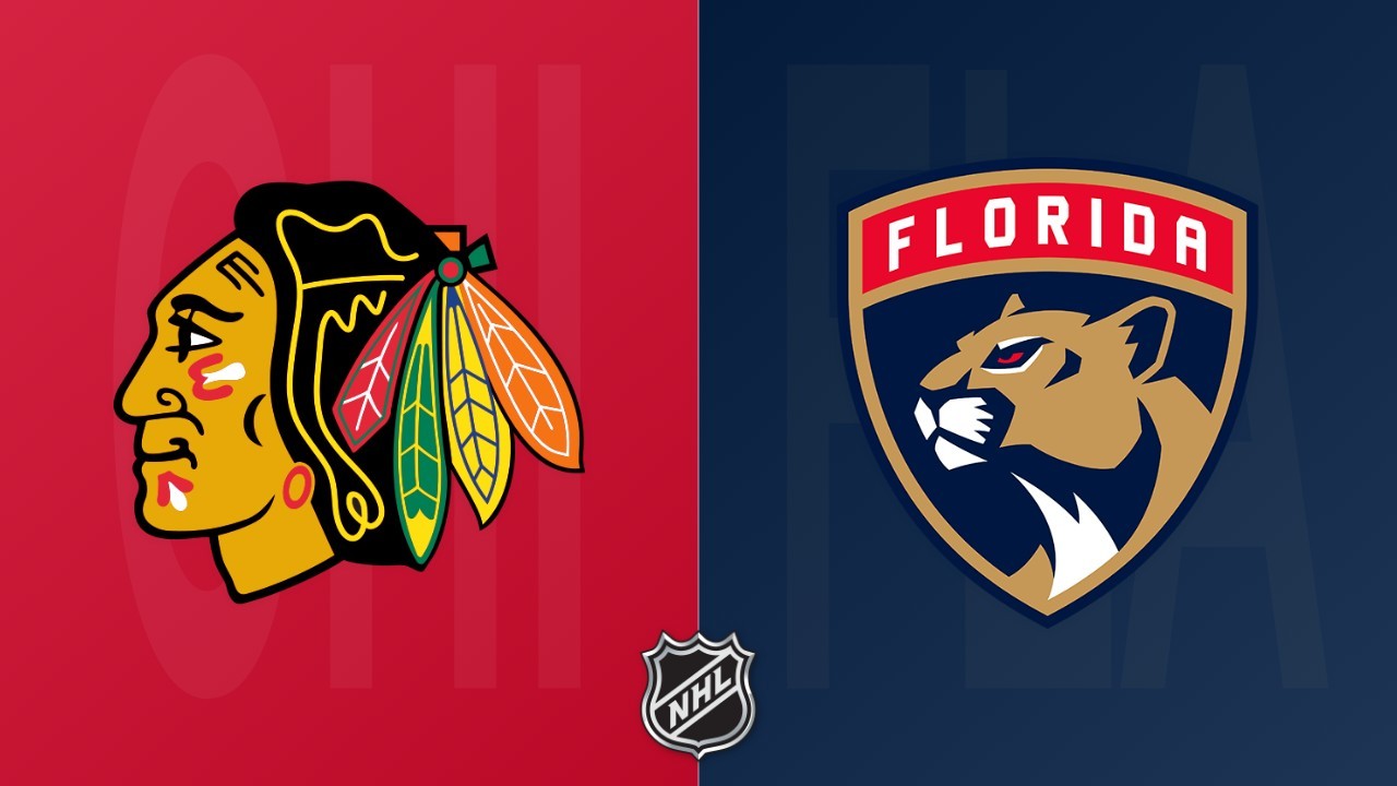 Florida Panthers vs Chicago Blackhawks poster