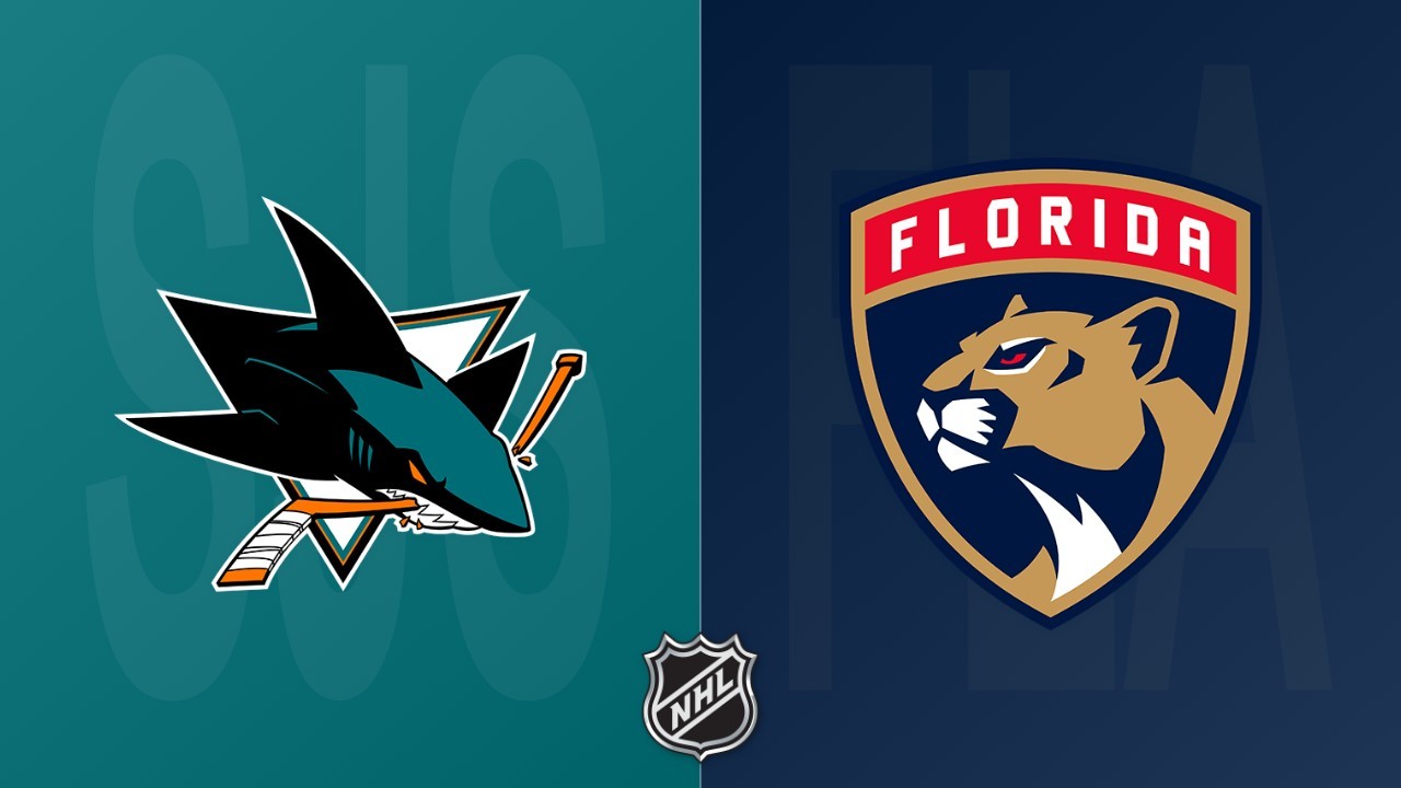 Florida Panthers vs San Jose Sharks poster