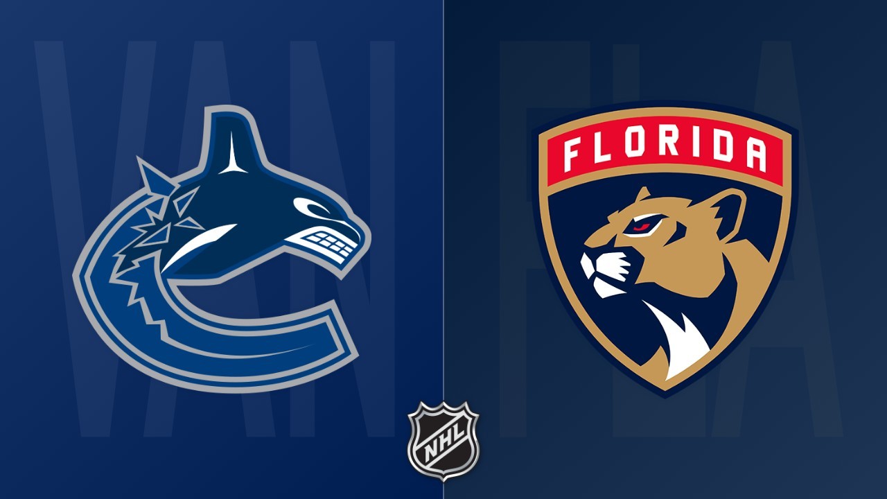 Florida Panthers vs Vancouver Canucks poster